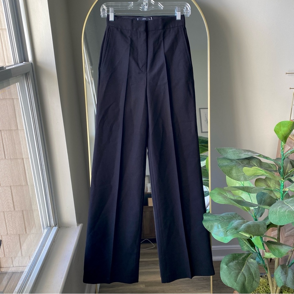 SOLD NEW Mango Straight Mid-Rise Suit Pants